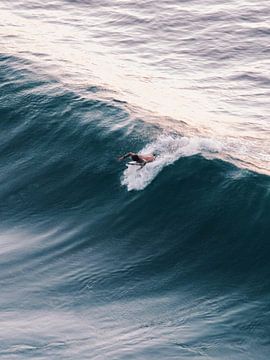 De golf raken - surf fotografie van Dagmar Pels