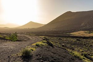 Vulkanische Berge auf Lanzarote