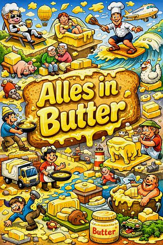 Alles in orde – karikatuur, cartoon