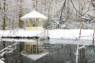 Landgoed Elswout in de winter by Michel van Kooten