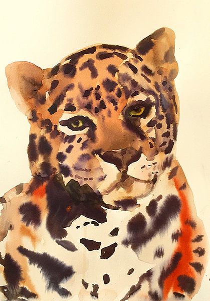 Tiger Love by Helia Tayebi Art