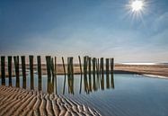 Strand landschap aan zee van Marcel van Balken thumbnail