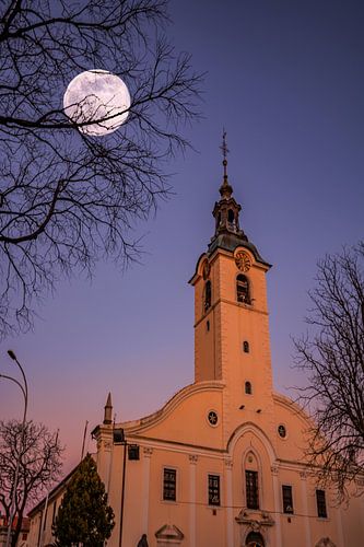CROATIE : ÉGLISE DANS LE QUARTIER DE TRSAT - RIJEKA