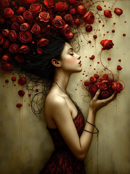 My heart my Rose by Jolique Arte