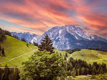 Vue sur le Watzmann dans les Alpes de Berchtesgaden sur Animaflora PicsStock