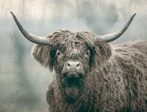 Tête de Highlander écossais, Avec tes cheveux dans le vent