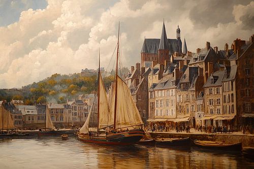 De charme van een Normandische havenstad