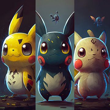 Pikachu look-a-likes by Harvey Hicks