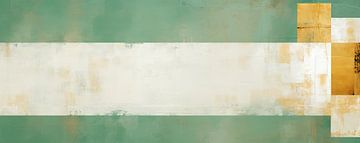 Abstract Groen | Elegant Balance of Nature van ARTEO Schilderijen