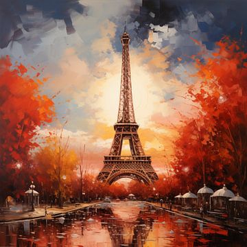 Eiffelturm künstlerisch von TheXclusive Art