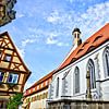 fontaine avec l'église Rothenburg ob der Tauber sur Roith Fotografie
