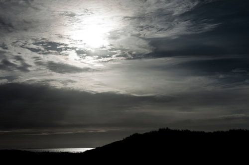 Zonsondergang Normandie