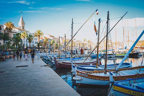 Zomer in de haven (Provence, Frankrijk)