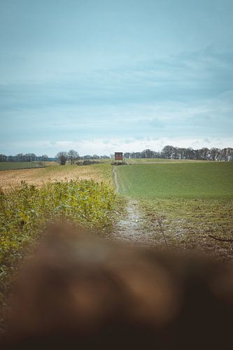 Heuvellandschap vanaf de N-70 wandelroute bij Nijmegen