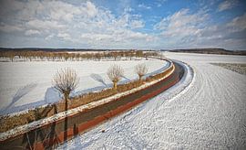 Schneelandschaft Mesch von Ruud Keijmis