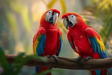Scarlet Macaw (Ara macao)