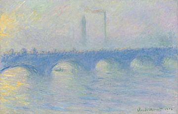 Pont de Waterloo, effet de brouillard, Claude Monet