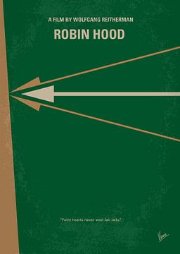 No237 My Robin Hood minimal movie poster van Chungkong Art