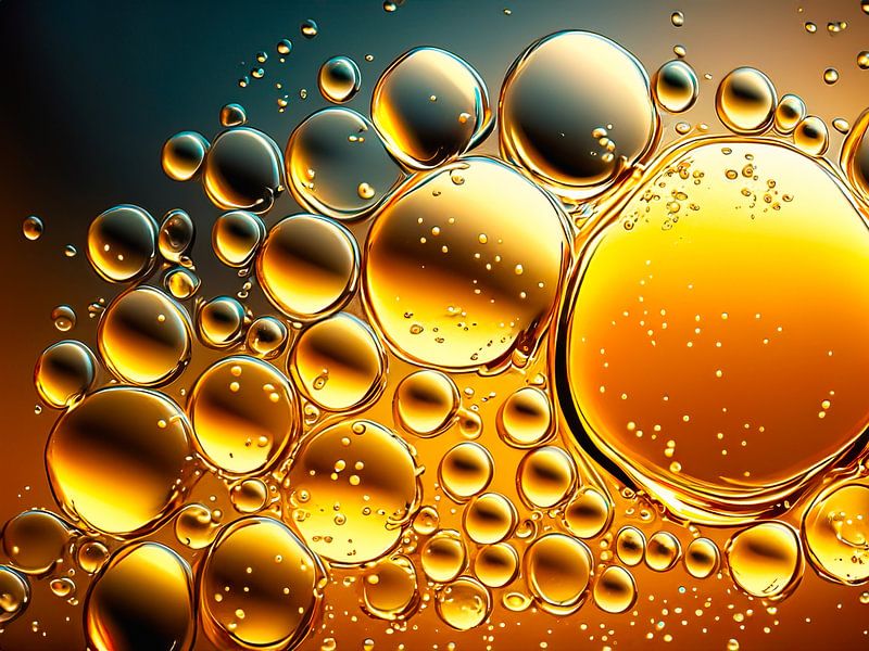 Oil in the water by Mustafa Kurnaz