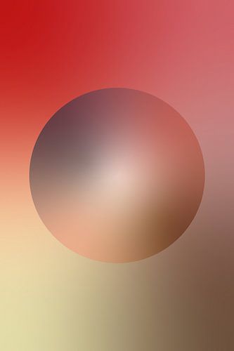 70s retro kleurverloop in rood, brons en roze
