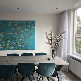Customer photo: Almond blossom painting by Vincent van Gogh, on canvas