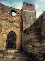 La porte du château de Xativa