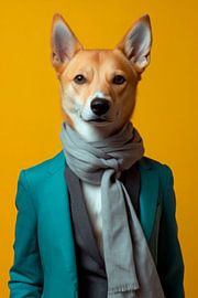 Canaan Dog by Poster Art Shop