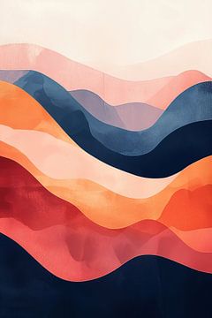 Wavy Color Explosion no.5 by Studio BB