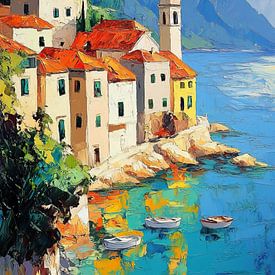 Kroatië Kunst van Abstract Schilderij