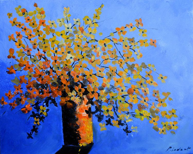 Orange still life by pol ledent