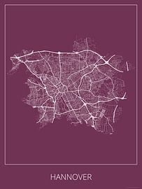 Hanovre, fuchsia sur Geodat