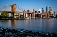 Brooklyn Bridge, New York City van Eddy Westdijk thumbnail
