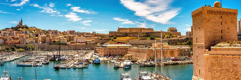 Panorama du vieux port de Marseille par Dieter Walther
