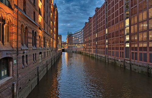 Hamburg - Speicherstadt met vloot