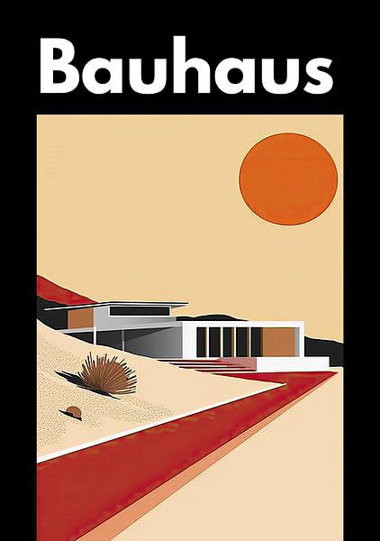 Bauhaus Poster Bauhaus Art Print by Niklas Maximilian