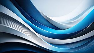 Blauer Hintergrund und Muster