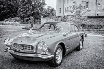 Maserati Sebring 3500 GTi klassischer italienischer Sportwagen in schwarz und weiß von Sjoerd van der Wal Fotografie