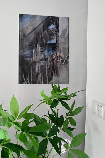 Abstrakte Fotografie | Modern abstrakt | Urban | Brücke über eine dünne Eisschicht