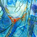 Abstract blue von Katarina Niksic Miniaturansicht