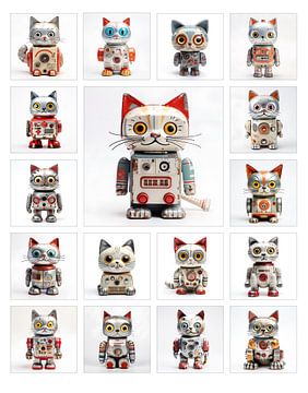 KITTENS / TOYS TIN ROBOTS TOTAL by AHAI depARTment