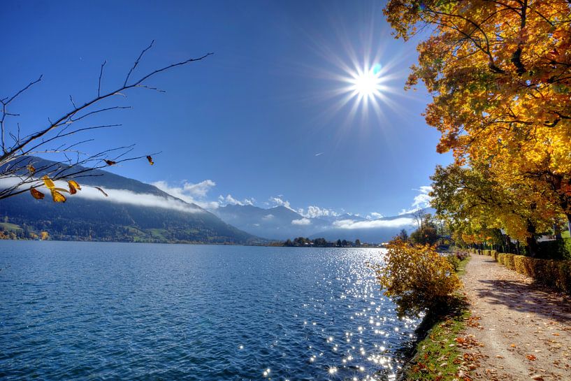 Vue du lac de Zell am See par Roith Fotografie