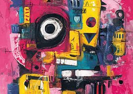 Face Eye | Colourful Face Vibes sur La collection ARTEO