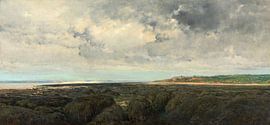 Charles François Daubigny ,villerville gezien vanaf Le Ratier