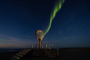 Die Nordlichter über dem Nordkap.