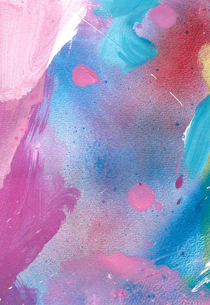 Abstract '' Vleugels achter je ribben '' van Sara Haver