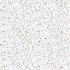 Seamless Pattern Minimal Floral – Soft White Botanical Design by Ruliyreed