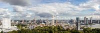 Panorama uitzicht op Rotterdam vanuit Euromast, Nederland -  Stedenfotografie