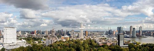 Panorama uitzicht op Rotterdam vanuit Euromast, Nederland -  Stedenfotografie