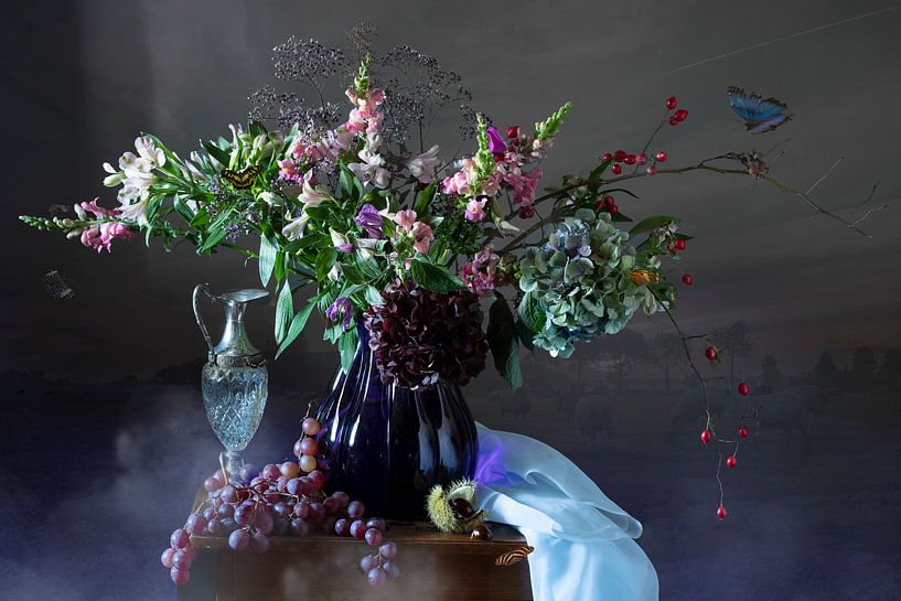 Nature morte &quot;Automne pourpre par Willy Sengers