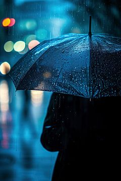 Mysterieuze straatlantaarn, parapluhouder van fernlichtsicht